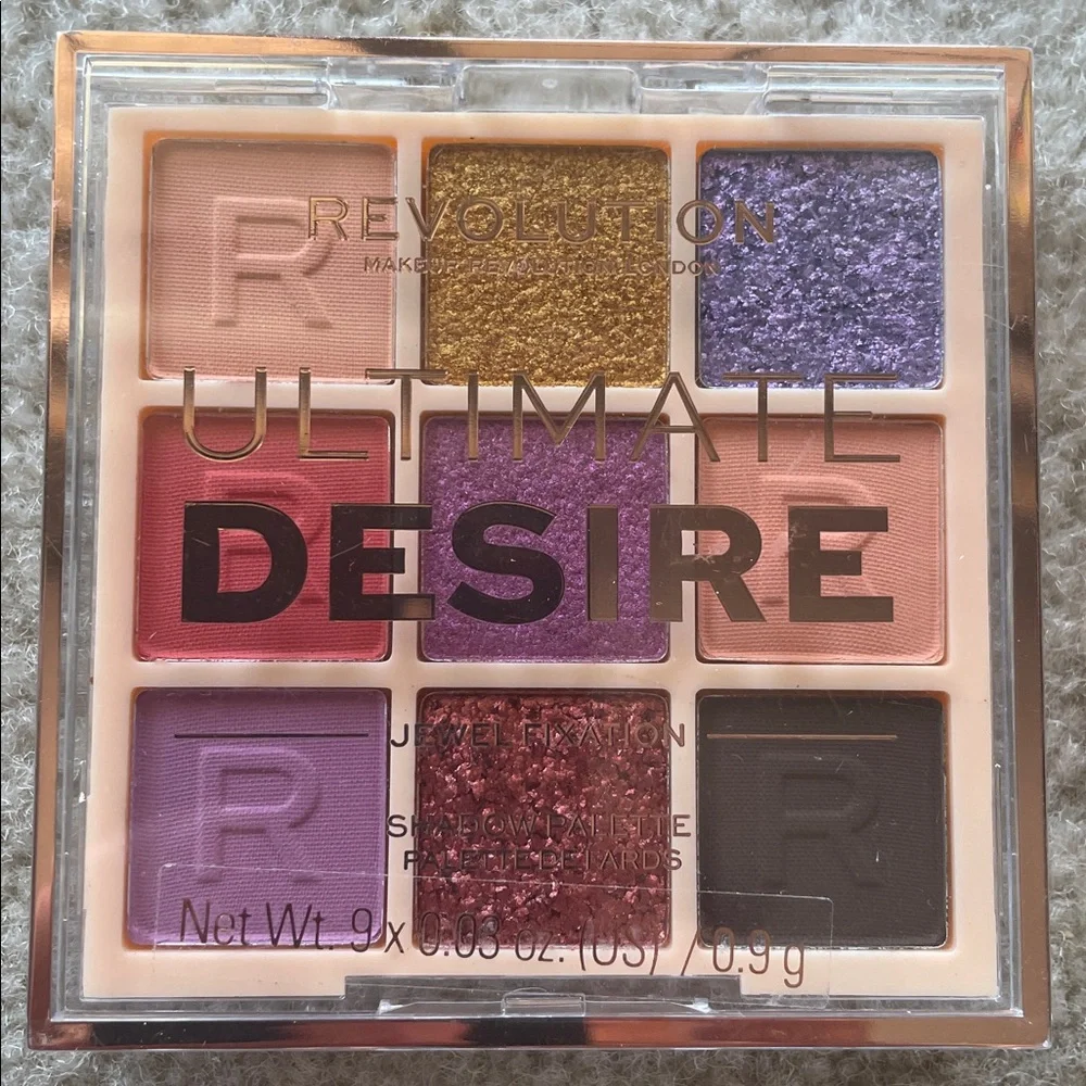 Revolution Bundle! Ultimate Desire 9 color Palette &Coordinating Cherry Lipstick - Picture 3 of 9